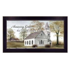 "Amazing Grace" by Billy Jacobs, Printed Wall Art, Ready to Hang Framed Poster, Black Frame B06785353