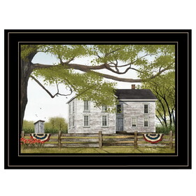 "Sweet Summertime House" by Billy Jacobs, Ready to Hang Framed Print, Black Frame B06785356