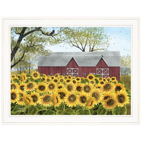 "Sunshine" by Billy Jacobs, Ready to Hang Framed Print, White Frame B06785382