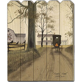 "Headin Home" by Billy Jacobs, Printed Wall Art on a Wood Picket Fence B06785390