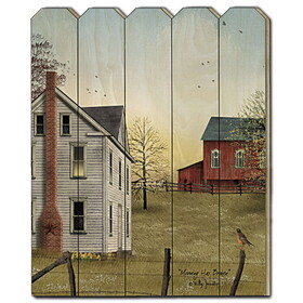"Morning Has Broken" by Billy Jacobs, Printed Wall Art on a Wood Picket Fence B06785393