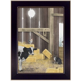 "Uncle Sammys Barn" by Billy Jacobs, Ready to Hang Framed Print, Black Frame B06785399
