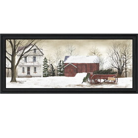 Trendy Decor 4U "Christmas Trees for sale" Framed Wall Art, Modern Home Decor Framed Print for Living Room, Bedroom & Farmhouse Wall Decoration by Billy Jacobs B06785402