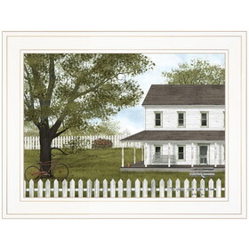 "GREEN, GREEN GRASS OF HOME" by Billy Jacobs, Ready to Hang Framed Print, White Frame B06785406