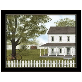 "Green, Green Grass of Home" by Billy Jacobs, Ready to Hang Framed Print, Black Frame B06785409