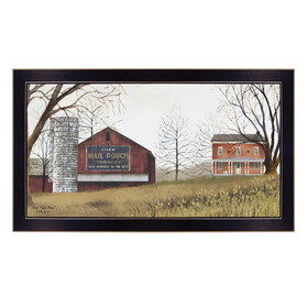 "Mail Pouch Barn" by Billy Jacobs, Printed Wall Art, Ready to Hang Framed Poster, Black Frame B06785412