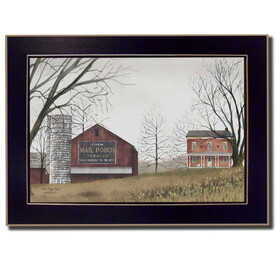 "Mail Pouch Barn" by Billy Jacobs, Printed Wall Art, Ready to Hang Framed Poster, Black Frame B06785414