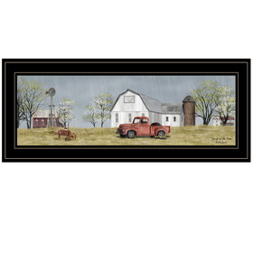 Trendy Decor 4U "Spring on The Farm" Framed Wall Art, Modern Home Decor Framed Print for Living Room, Bedroom & Farmhouse Wall Decoration by Billy Jacobs B06785428