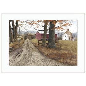 "The Road Home" by Billy Jacobs, Ready to Hang Framed Print, White Frame B06785444