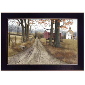 "The Road Home" by Billy Jacobs, Ready to Hang Framed Print, Black Frame B06785445