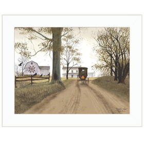 "Headin Home" by Billy Jacobs, Ready to Hang Framed Print, White Frame B06785450