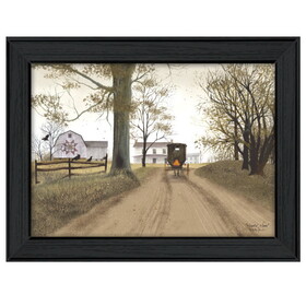 "Headin' Home" by Billy Jacobs, Printed Wall Art, Ready to Hang Framed Poster, Black Frame B06785451