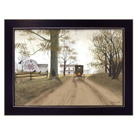 "Headin' Home" by Billy Jacobs, Ready to Hang Framed Print, Black Frame B06785452