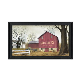 "Antique Barn" by Billy Jacobs, Printed Wall Art, Ready to Hang Framed Poster, Black Frame B06785466
