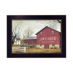 "Antique Barn" by Billy Jacobs, Printed Wall Art, Ready to Hang Framed Poster, Black Frame B06785468