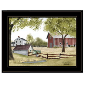 "The Old Spring House" by Billy Jacobs, Ready to Hang Framed Print, Black Frame B06785472