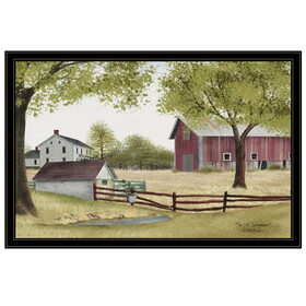 Trendy Decor 4U "The Old Spring House" Framed Wall Art, Modern Home Decor Framed Print for Living Room, Bedroom & Farmhouse Wall Decoration by Billy Jacobs B06785476