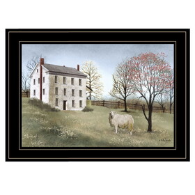 Trendy Decor 4U "Spring at White House Farm" Framed Wall Art, Modern Home Decor Framed Print for Living Room, Bedroom & Farmhouse Wall Decoration by Millwork Engineering B06785478