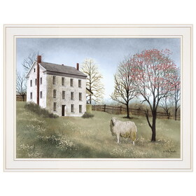 "Spring at White House Farm" by Billy Jacobs, Ready to Hang Framed Print, White Frame B06785479