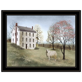 "Spring at White House Farm" by Billy Jacobs, Ready to Hang Framed Print, Black Frame B06785480