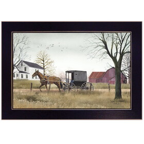 "Goin' to Market" by Billy Jacobs, Printed Wall Art, Ready to Hang Framed Poster, Black Frame B06785482