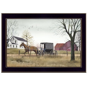 "Goin' to Market" by Billy Jacobs, Printed Wall Art, Ready to Hang Framed Poster, Black Frame B06785483