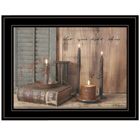 "Let Your Light Shine" by Billy Jacobs, Ready to Hang Framed Print, Black Frame B06785492