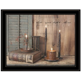 "Let Your Light Shine" by Billy Jacobs, Ready to Hang Framed Print, Black Frame B06785495