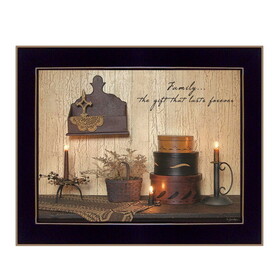 "Forever Family" by Susan Boyer, Printed Wall Art, Ready to Hang Framed Poster, Black Frame B06785531