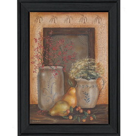 "Country Collection" by Pam Britton, Printed Wall Art, Ready to Hang Framed Poster, Black Frame B06785566