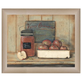 "Apple Butter" by Pam Britton, Ready to Hang Framed print, Taupe Frame B06785587