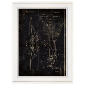 "Airplane Patent II" by Cloverfield & Co, Ready to Hang Framed Print, White Frame B06785650