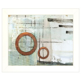 "Balance this I" by Cloverfield & Co, Ready to Hang Framed Print, White Frame B06785662