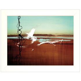 "Liquid Paint " by Cloverfield & Co, Ready to Hang Framed Print, White Frame B06785668