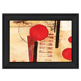 "Circular Abstract" by Cloverfield & Co, Ready to Hang Framed Print, Black Frame B06785671