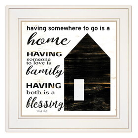 "A Blessing" by Cindy Jacobs, Ready to Hang Framed Print, White Frame B06785683