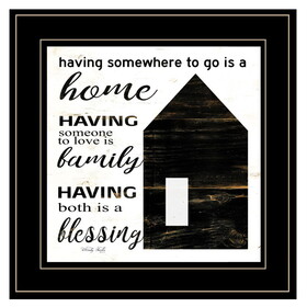 "A Blessing" by Cindy Jacobs, Ready to Hang Framed Print, Black Frame B06785684