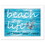 "Beach Life" by Cindy Jacobs, Printed Wall Art, Ready to Hang Framed Poster, White Frame B06785698