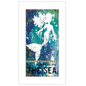 "Under the Sea" by Cindy Jacobs, Ready to Hang Framed Print, White Frame B06785707