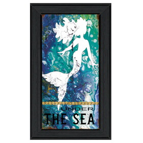 "Under the Sea" by Cindy Jacobs, Ready to Hang Framed Print, Black Frame B06785708