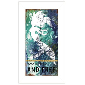 "Wild and Free" by Cindy Jacobs, Ready to Hang Framed Print, White Frame B06785709