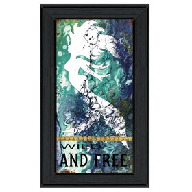 "Wild and Free" by Cindy Jacobs, Ready to Hang Framed Print, Black Frame B06785710