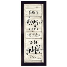 "be Grateful" by Cindy Jacobs, Printed Wall Art, Ready to Hang Framed Poster, Black Frame B06785712