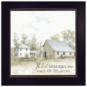 "The Best Memories" by Cindy Jacobs, Ready to Hang Framed Print, Black Frame B06785725