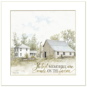 "The Best Memories" by Cindy Jacobs, Ready to Hang Framed Print, White Frame B06785726
