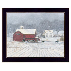 "The Home Place" by Bonnie Mohr, Ready to Hang Framed Print, Black Window-Style Frame B06785736