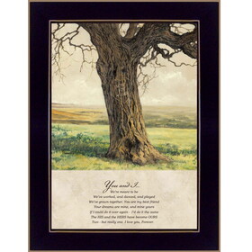 "Forever" by Bonnie Mohr, Printed Wall Art, Ready to Hang Framed Poster, Black Frame B06785755