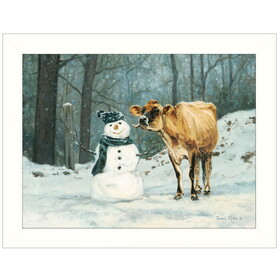 "Well Hello There" by Bonnie Mohr, Ready to Hang Framed Print, White Frame B06785757