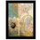 "Meandering Flowers I" by Dee Dee, Ready to Hang Framed Print, Black Frame B06785784