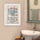 "Bathroom Humor" by Debbie DeWitt, Ready to Hang Framed print, White Frame B06785796